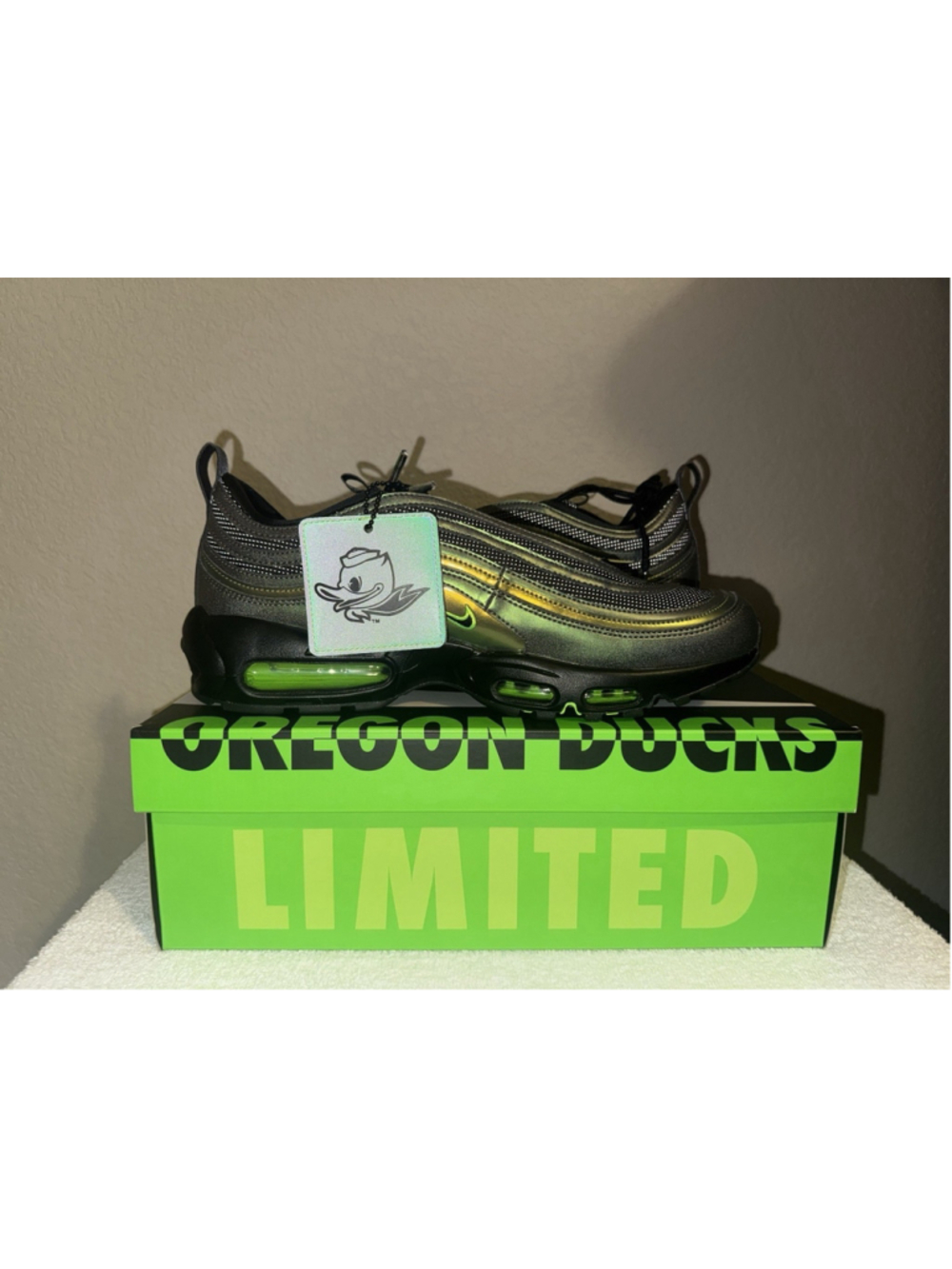 Size 12 - Nike Air Max 95/97 PE University of Oregon - Storm